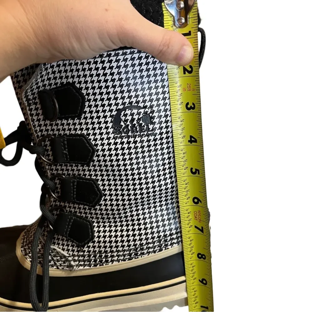 Sorel Womens 1964 Pac Waterproof Winter Boots Houndstooth Size 7 - Picture 9 of 9